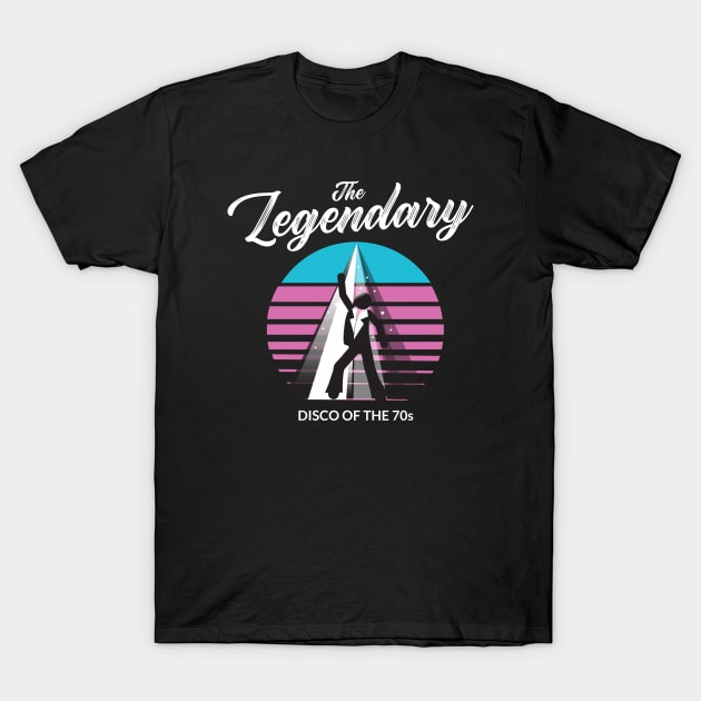 The Legendary Disco Of The 70s T-Shirt by Calmavibes